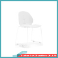 Factory Direct Sales Milk Tea Shop Coffee Shop Electroplated Foot Plastic Chair